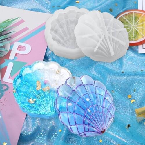 Resin Storage Box Molds Silicone Jewelry Box Molds Heart Shape Casting Molds for Jewelry making DIY Resin Art Supplies