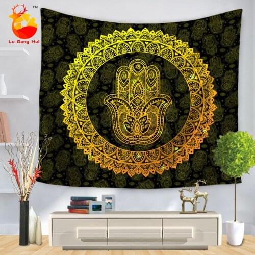 Creative Personality Hope Sun Face Tapestry Decoration Mural Hanging Cloth Beach Towel