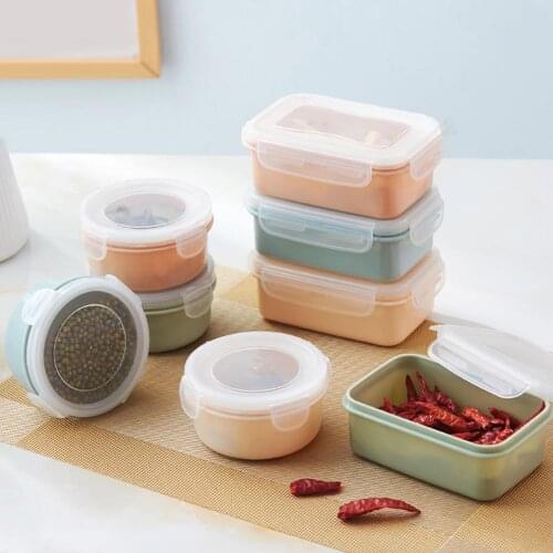 10cm x 5cm/14cm x 8cm x 5cm Portable Bento Box Lunch Boxes For Kids Picnic PP Leak Proof Food Storage Containers With Lid