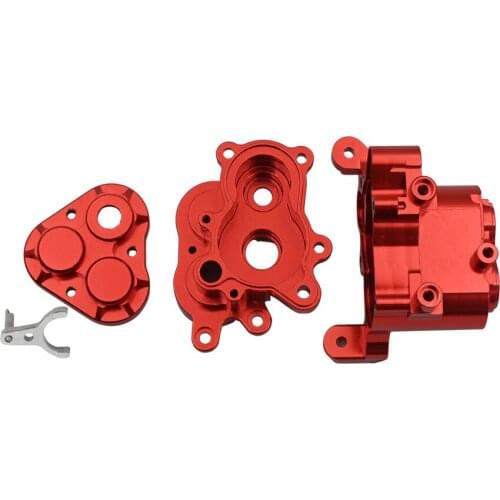 Metal Assembled Transmission Case Central Gearbox Housing for 1/10 RC Car Crawler Traxxas TRX-4 D90 Series Upgraded parts