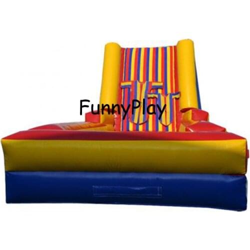Inflatable sticks Wall/Sticky Wall,Inflatable Landing Lauch pad,bouncy jumping castles with magic stick clothes