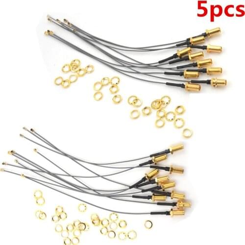 New (5 Pieces/kit) 10cm Extension Cord UFL To RP SMA Connector Antenna WiFi Pigtail Cable IPX To RP-SMA Jack Male SMA To IPX