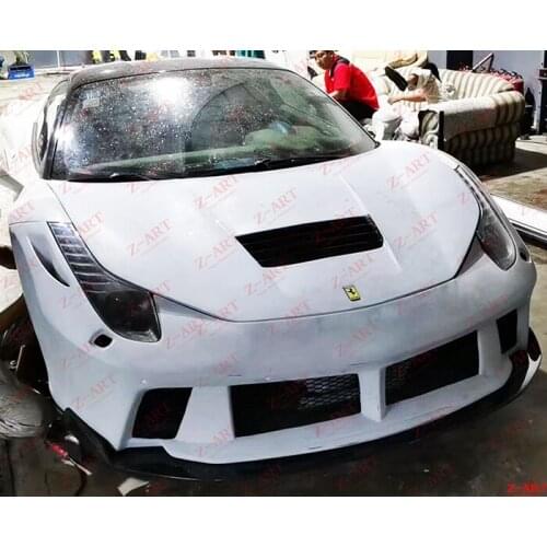 Z-ART carbon fiber front lid for 458 carbon fiber front trunk lid for 458 carbon fiber front hood for Fe rrari 458 trunk lid