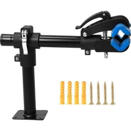 Bike Wall Mount Repair Rack 360 Rotation Bicycle Repair Stand Work Stand Indoor Bicycle Storage Clamp Repair Work Stand For Bike
