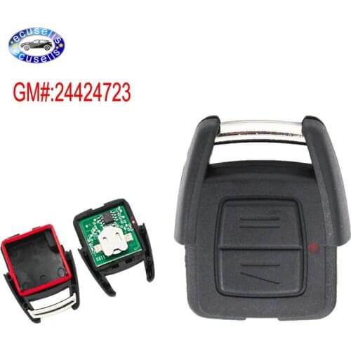 2 Button Remote Control Key 433MHz For Opel Vauxhall Astra Vectra