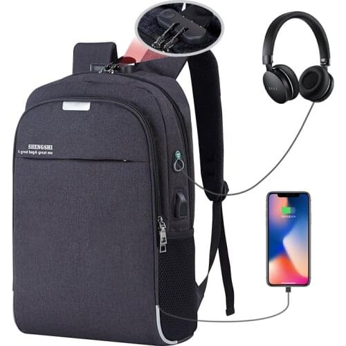 New Boys Girls Kids Bookbag Anti-Theft Backpack Laptop Bag USB Rechargeable Multi-Function Casual Travel Backpack for Women Men