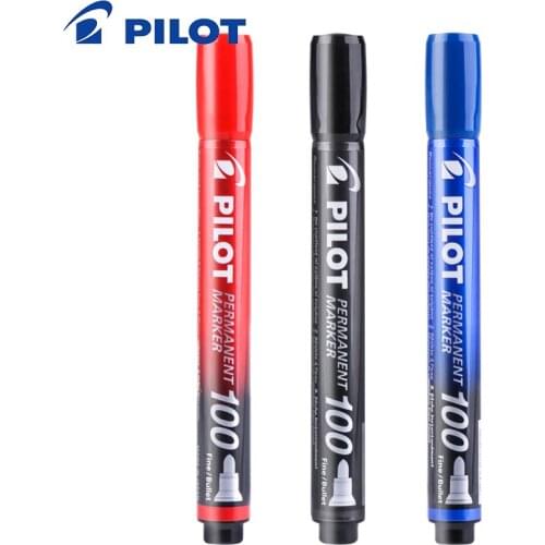 1pcs PILOT Marker Pen SCA-100 Round Head Oily Marker Pen Head Pen 1.0mm Quick Drying Is Not Easy To Fade