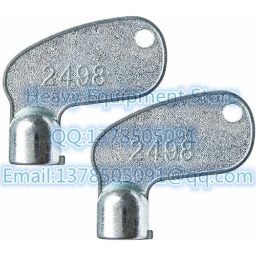 5PCS 2498 Key For Bomag Isuzu Kobelco Magnum For Mitsubishi Morooka Pel Jcb 3CX TCM Construction Machinery Kets