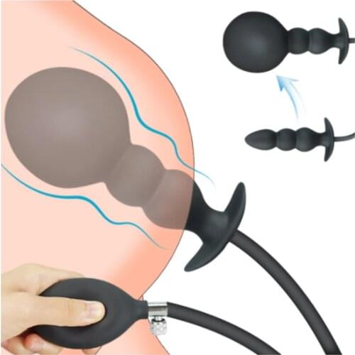 Anal Plug Adult Sex Toys Inflatable Pump Butt Plug Dildo Prostate Massager Anus Extender Dilatador Sexules Toy for Women Man Gay