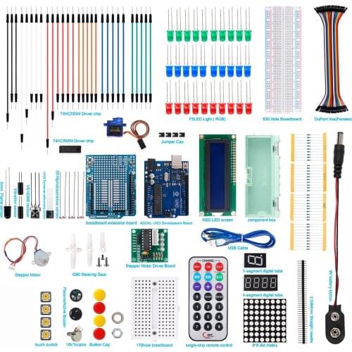 Basic Starter Kit/Learning Kit Learning Kits No Battery Version For Arduino UNO R3