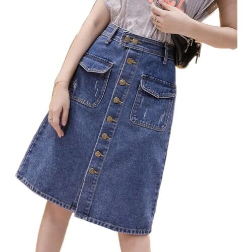 Cheap wholesale 2021 spring summer autumn new fashion casual sexy women Skirt woman female OL denim skirt Py1583