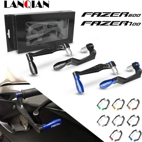 For Yamaha Fazer 700 600 7/8"22MM Motorcycle Aluminum Brake Clutch Levers Guard Protection Fazer700 1986 1987 FAZER600 2004-2010