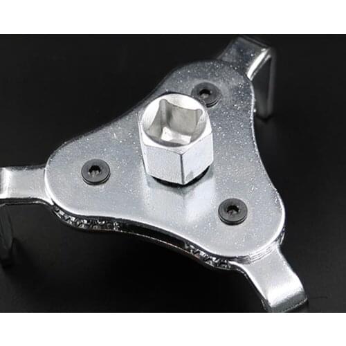 3 Jaw Silver Oil Filter Wrench Auto Car Repair Maintenance Tools Remover Repairing Tool