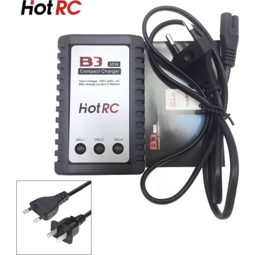 Hotrc Imax B3 Lipo Battery Charger 7.4v/11.1v Li-polymer Lipo Battery Charger 2s 3s Cells For RC LiPo Car Drone Toys EU&US Plug