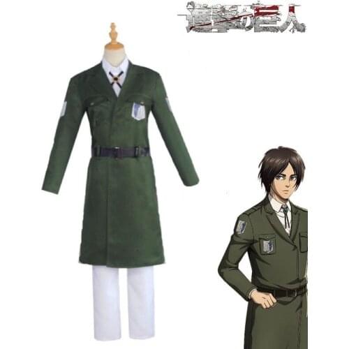 Anime Attack on Titan Cosplay Costume Levi Ackerman Shingeki No Kyojin Outfit Halloween SNK Costume for Adult