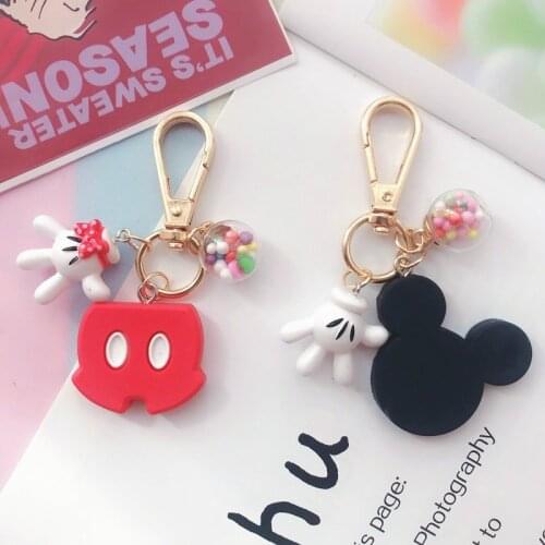 Creative cute rabbit schoolbag pendant cartoon doll key chain pendant ins plush doll car key chain ring