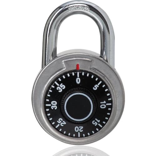 Safe type large stainless steel round rotary turntable code lock preset fixed code