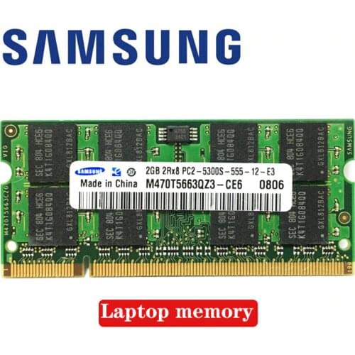 Laptop Notebook 1GB 2GB 1G 2G PC2 5300S 6400S DDR2 667 800 667MHZ 800MHZ Module ECC Laptop Notebook memory RAM