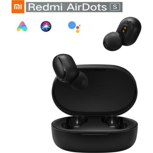 Original Xiaomi Redmi Airdots S TWS Bluetooth-compatible Earphone Stereo bass BT 5.0 Headset With Mic Handsfree Redmi Mi Earbuds