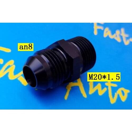 Male M20 P1.5 M20*1.5 M20 x 1.5 to 8an an8 an 8 male adaptor adapter Fitting
