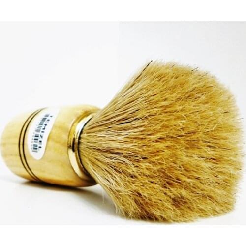 Shaving Brush 6 pcs Luxury Quality Beard Brush No:57 Foam 6x Organic Bristle Wooden Handle Facial Beard Cleaning