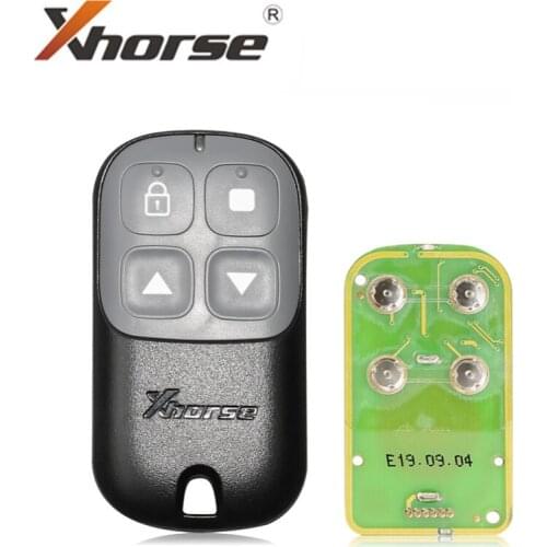 Xhorse XKXH03EN Wire Remote Key for Garage Door 4 Buttons English Version 1PCS