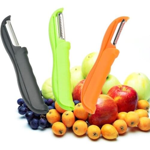 1PC 2 in 1 Stainless Steel Peeler Zester Potato Peeler Vegetable Grater Cutter Fruit Melon Planer Grater Kitchen Gadgets OK 0756
