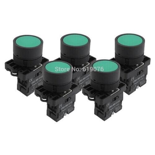 1PCS ZB2-EA31 600V 10A 22mm 1 NO N/O Green Sign Momentary Push Button Switch