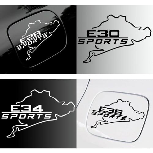 For bmw M X1 X3 X4 X5 X6 e28 e30 e34 e39 e60 e90 e61 e70 e83 Car styling 1Pcs Creative Vinyl Fuel Tank cap Protector Sticker