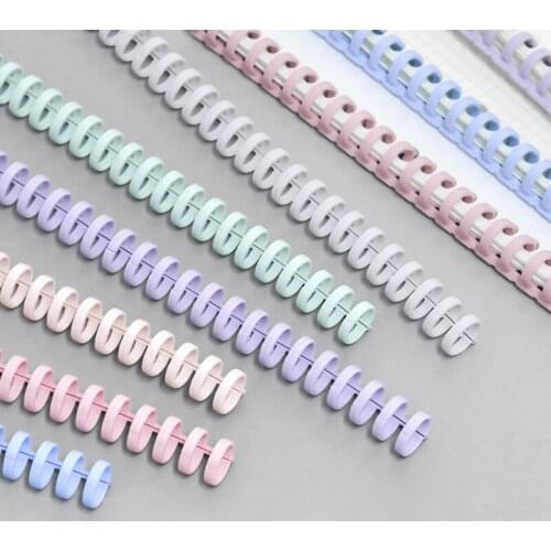 10 Pcs 30 Holes Circles Ring Loose-leaf Paper Book Scrapbook Album Binder Spiral 50LA