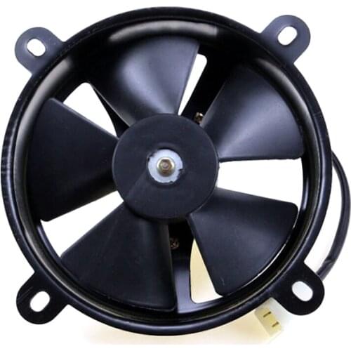 2020 new ABS 6" High Performance 12V Slim Electric Cooling Radiator Fan For 150c 200cc Quad Dirt Bike
