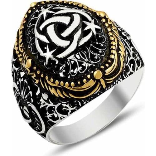 925 sterling Silver Corps Mahsusa Male Ring