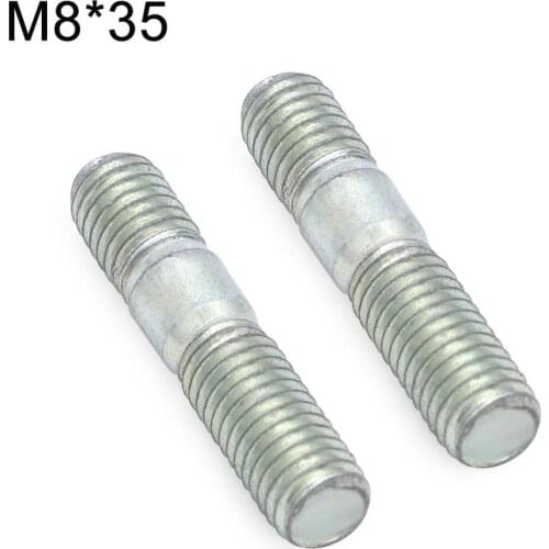 M8*35 Cylinder Head Exhaust Stud Bolts Screws Replace 92900-08022-0B For Honda TRX400EX CRF250R 350 ATV Parts High Quality