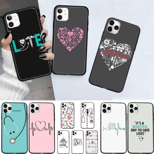 Nurse medical health medicine Phone Case for iPhone 11 12 pro XS MAX 8 7 6 6S Plus X 5S SE 2020 XR