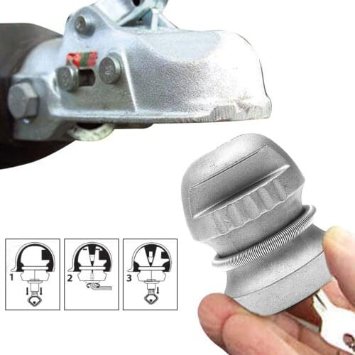 Zinc Alloy Trailer Part Coupling Lock Hitch Ball Lock Universal Tow Caravan Anti Theft Device Universal Hitch lock Trailer Hitch