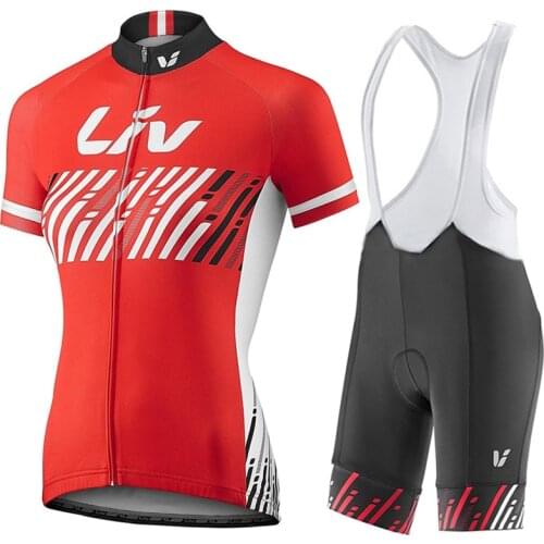 Cycling Jersey New team LIV Short sleeve Roupa Ciclismo Red Cycling Sportswear breathable Bike Cycling Clothing Women shirt