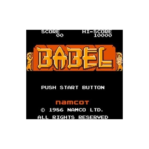 Babel No Tou Region Free 60 Pin 8Bit Game Card For Subor Game Players