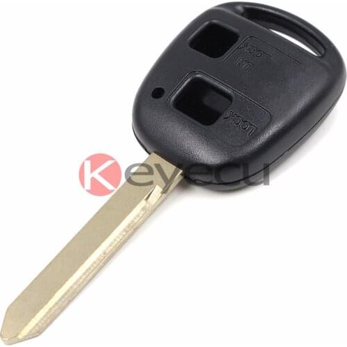 KEYECUKEYECU BRAND NEW Replacement Shell Remote Key Case Fob for TOYOTA Avensis Yaris Auris TOY47 BLADE