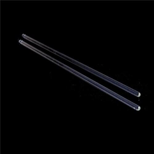 Lab Glass Stirring Rods 100/200/300mm Length Borosilicate High Resistant Stirrer for Chemistry Lab 6mm Diameter