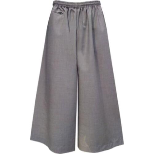 Summer&spring zen trousers shaolin monk kung fu pants lay meditation nun pants gray/yellow/coffee