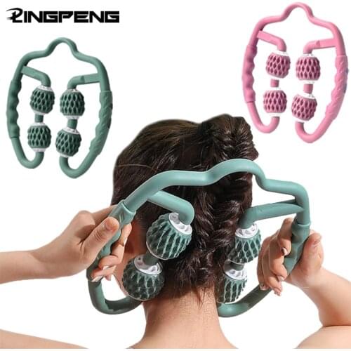 Yoga Fitness Leg Pilates Ring Clip Calf Multi-function Massager Exercise Buoyancy Muscle Tissue Stovepipe Massage Roller