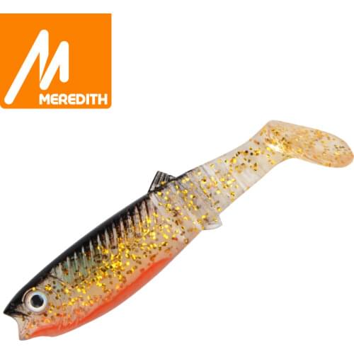 MEREDITH 5PCS 10.5g 10cm Lures Fishing Lures soft Fishing Baits Cannibal Soft Lures Shads Fishing Fish JX62-10