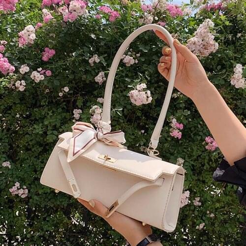 Fashion Branded Women Shoulder Bags 2021 Summer Lock Underarm Bag Portable Messenger Bag And Handbag Ladies Hobo Clutch Bags