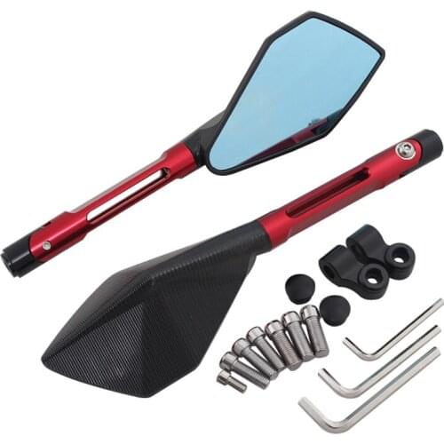 Motorcycle Rearview Mirror Moto Side Mirrors For Harley Yamaha Street Bike Sport Bike Scooter 8mm 10mm Side Mirrors Universial