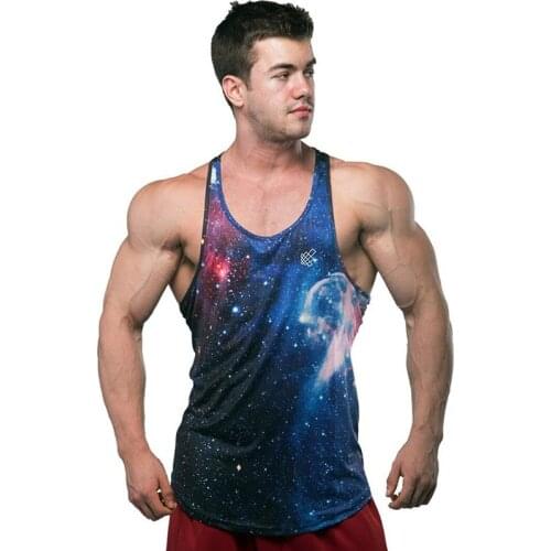 Brand Vest Bodybuilding Sportswear Mens Vest Jacket Golden Sweater XXL Casual Print Cotton Blends Broadcloth O-neck BX06