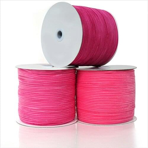 Velvet Belt Ribbon Nylon Solid Color 1/8" 3mm DIY Handmade Chokers Necklace Clothing Hair Bow Accessories BBXW-20a