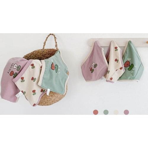 Kids Girls Cartoon Print Underwears 3Pcs New Cute Fashion Baby Girl Comfortable 100% Cotton Cute Panties Children Lovely Pattern