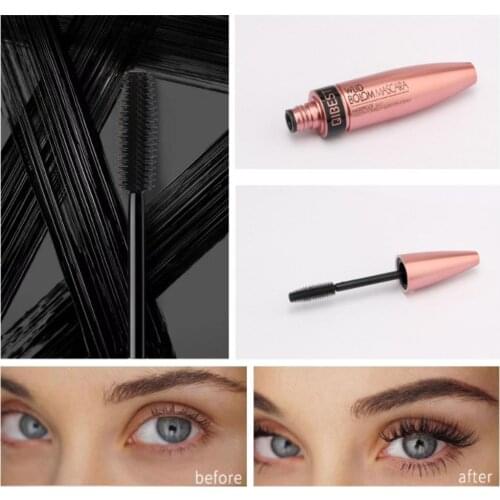 WH New 4D Brush Eyelash Mascara Silk Fiber Lash Mascara Cream O0V4