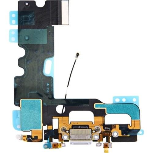 Flat cable charging connector for Iphone 7 Grey Dock Audio microphone