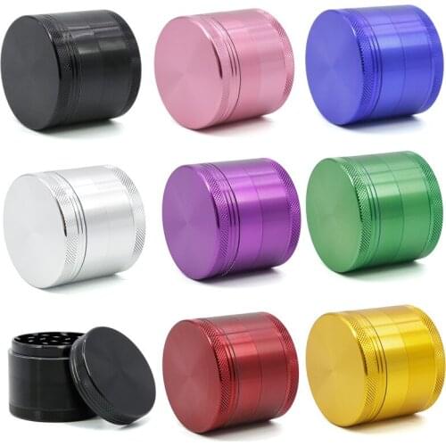 Portable aluminum alloy 55mm smoke grinder with diameter Crusher Grinder Smoking Spice Mill Grinder Machine Accessories